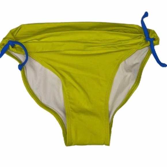 KORAL Swim Bikini Tie Bottoms Lime Yellow S - Picture 1 of 7